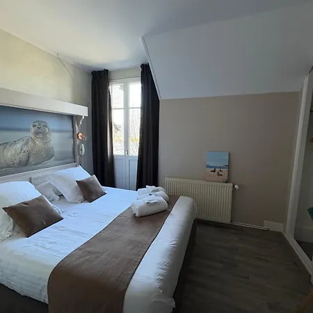 Ξενοδοχείο Logis Hotel- Restaurant Le Relais Guillaume De Normandy-parking Gratuit--vue Baie Terrasse-calme-bornes Electrique-local Velos Securise