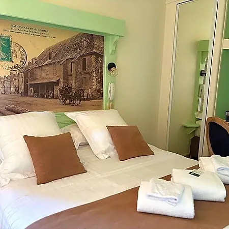 Logis Hotel- Restaurant Le Relais Guillaume De Normandy-parking Gratuit--vue Baie Terrasse-calme-bornes Electrique-local Velos Securise Hotel Saint-Valéry-sur-Somme